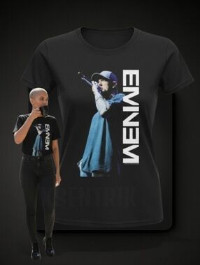Eminem Mic'd Shadow Tee ▪︎ Black